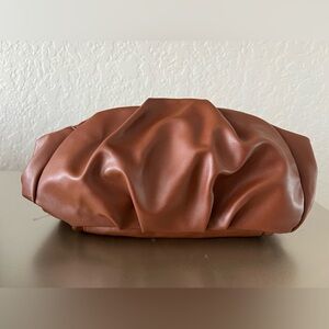 ASOS Burnt Sienna Brown Slouch Clutch